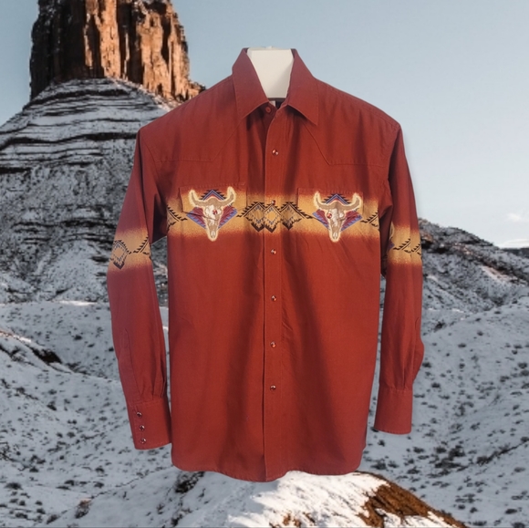 Y2K Rustic Wrangler Shirt - Picture 1 of 4
